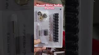 Manual Blister Sealing Machine Blister Sealer for Screw Packaging#factory #machine