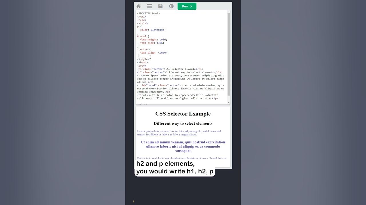 Css simple selectors part 3 w3schools css webdevelopment youtube