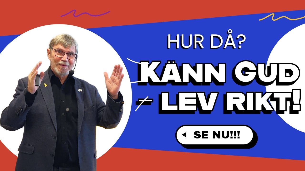 KÄNN GUD – LEV RIKT! – Kenneth Witick