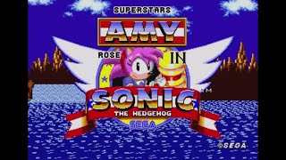 Sonic Hack Longplay - Superstars Amy Rose in Sonic 1 (Prototype 24-04-18)