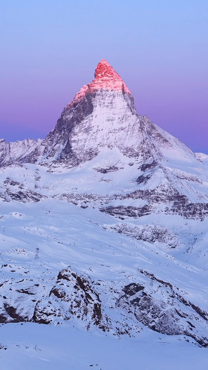 An amazing Alphen glow #science #earth #mountains #amazing #facts #shorts #short #gk