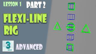 3ds Max Rigging: Flexi-Line (Squash, Stretch & Twist) | Lesson 1 (Part 2)