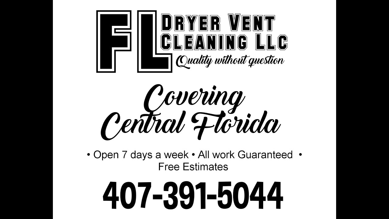 FL Dryer Vent Cleaning Llc Commercial 2021 YouTube