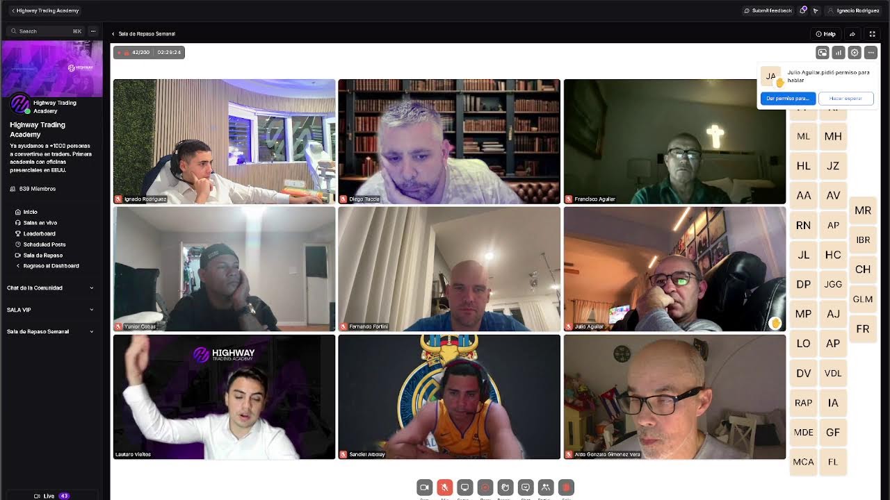 🔴 SALA DE REPASO - EN VIVO! - Highway Trading Academy 🔴 1/16/2026