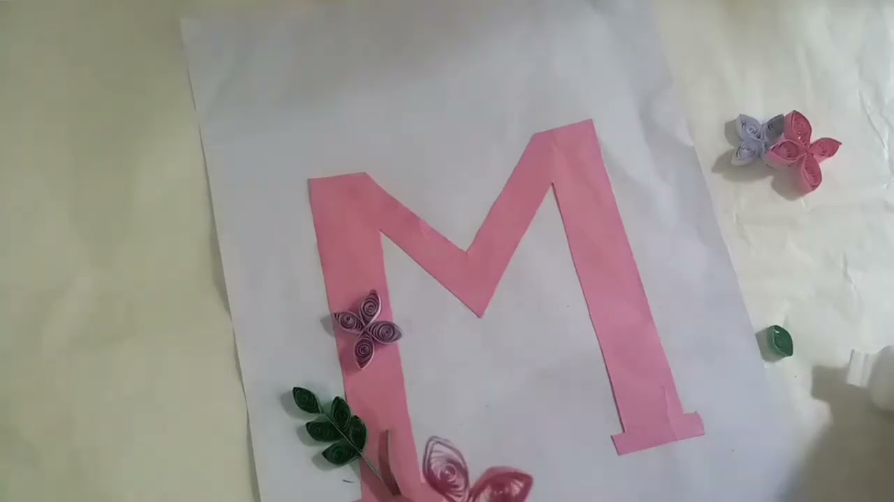 Рамка для квиллинга с буквами/рамка для квиллинга 