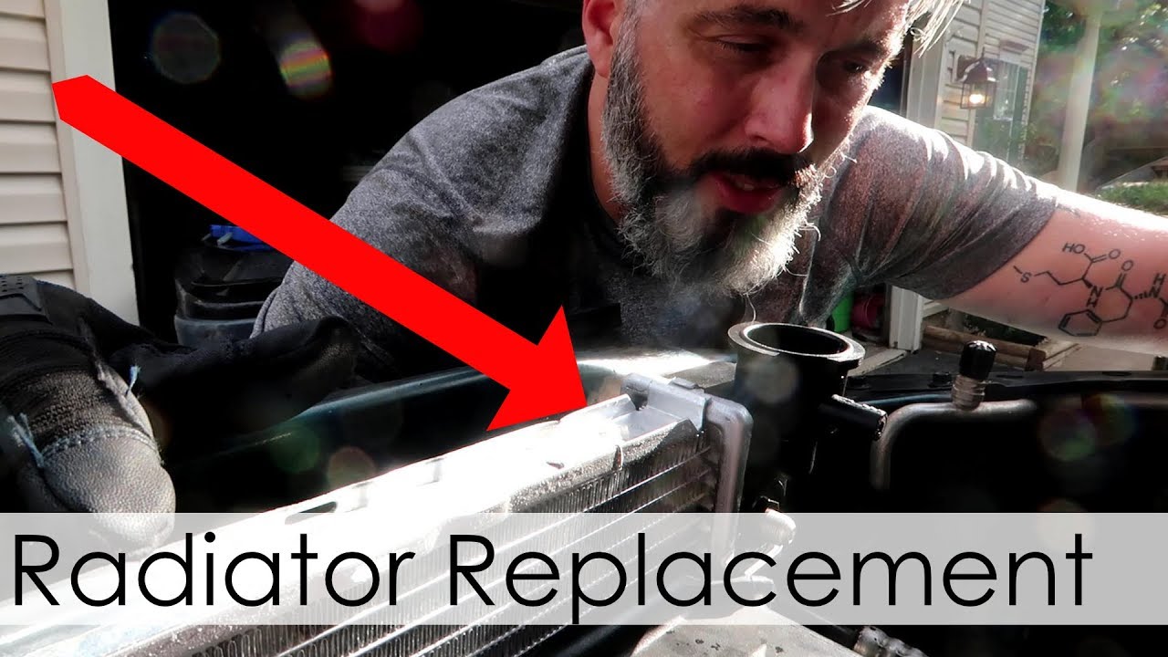 How to replace radiator on a Dodge Ram 1500 - YouTube