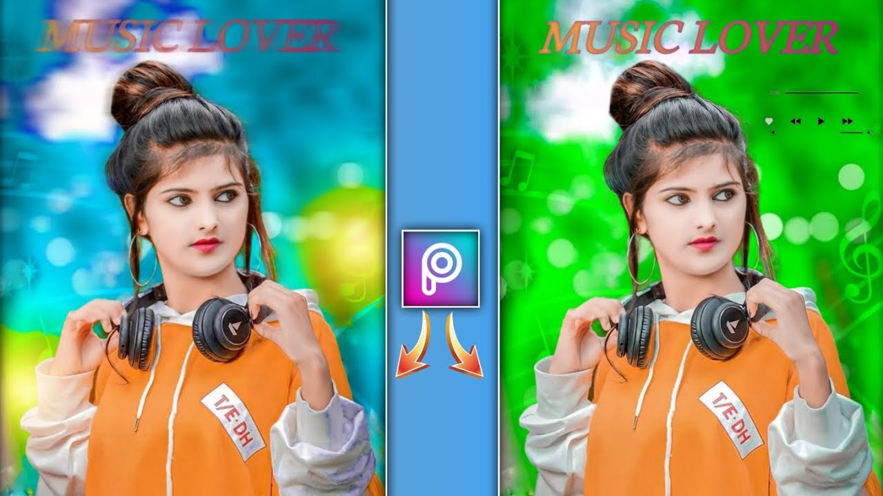 PicsArt Music lover photo Editing||music love photo Editing in PicsArt Lightroom by _NJ