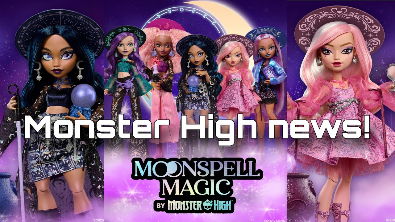 Новости Monster High! Представлены куклы Moonspell Magic! 5 совершенно новых персонажей G3!