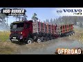 Spintires: MudRunner - VOLVO FMX 10X8 TANDEM Timber Truck Stuck in the Mud