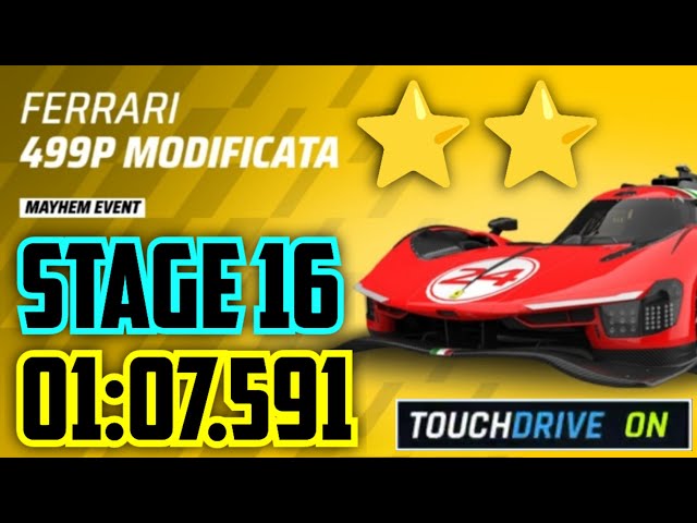 アッチョンブリケページ Asphalt Legends - FERRARI 499P MODIFICATA| STAGE 16 | 2