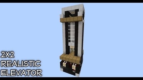 Incredibly Realistic/Compact Redstone Elevator (Showcase)
