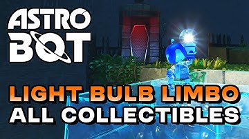 Astro Bot - Light Bulb Limbo (Secret Level) All Collectible Locations (Bots & Puzzle Pieces)