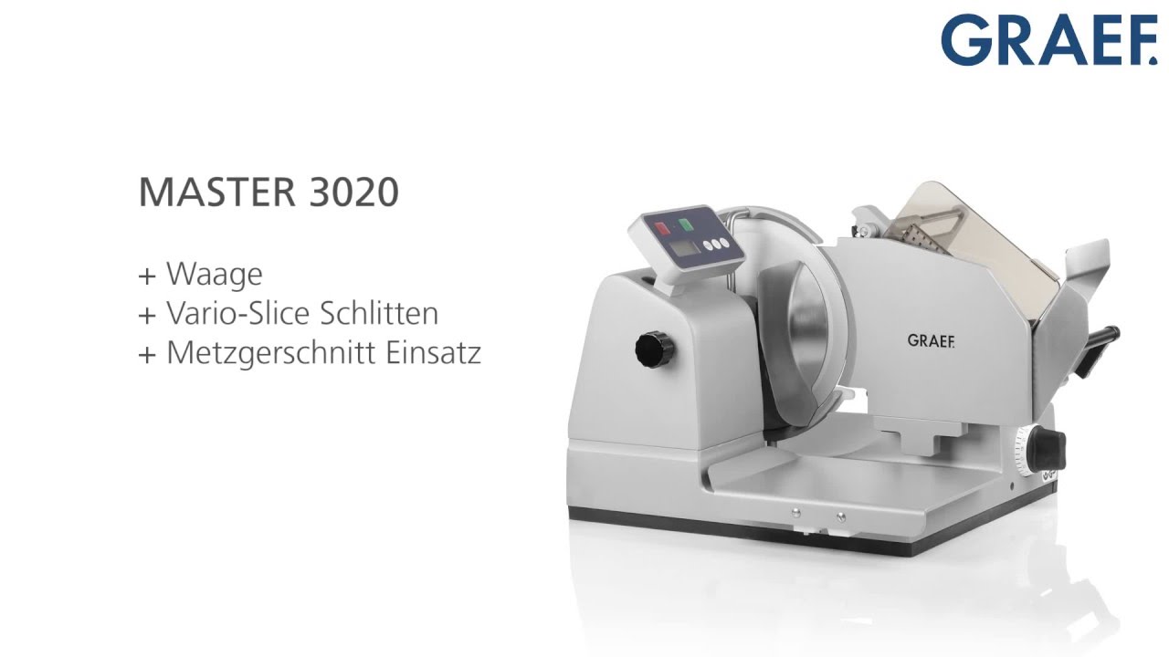 Master 3020 mit Metzgerschnitt Einsatz