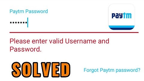 Fix Paytm Please enter valid mobile number Problem Solved
