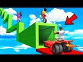 SHINCHAN AND FRANKLIN TRIED THE IMPOSSIBLE SPEED BOOSTER GIANT CORRIDOR CHALLENGE GTA 5 GAMEPLAY