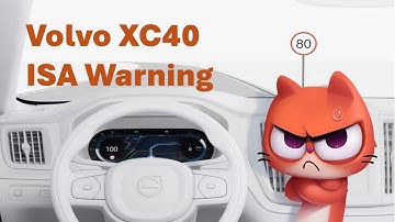 Switching off the Intelligent Speed Assist (ISA) Warning on a 2024 Volvo XC40