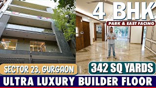 Park Facing 4BHK 342 Sq Yards (Full Tour) In Sector-23, Gurgaon Call us 9696100500 #realestate