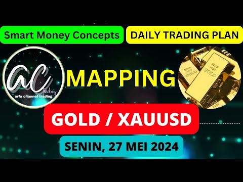 XAUUSD (GOLD), SENIN 27 MEI 24 #trading#smartmoneyconcepts#smc#viral#gold#foryou#fyp#xauusd#topviral