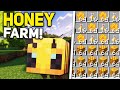 FULLY AUTOMATIC HONEY FARM Minecraft 1 21 10 Tutorial 