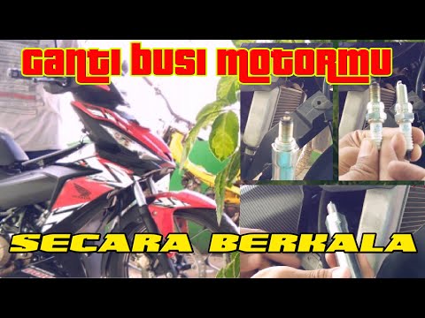 Tutorial Cara Mengganti Busi Honda All New Cb 150 R Dengan Mudah. 