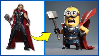 AVENGERS But MINION VENGERS 🔥 All Characters (marvel & DC) 2024