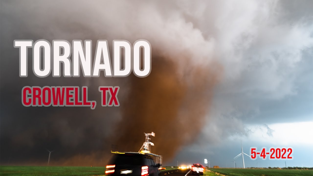 Crowell, TX TORNADO Spins Through Red Dirt Texas Fields YouTube
