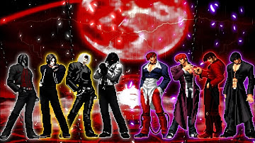 [KOF Mugen] Hyper Kyo Team VS. Hyper Iori Team