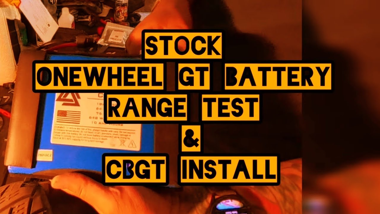 Original stock GT battery range test and CBGT install