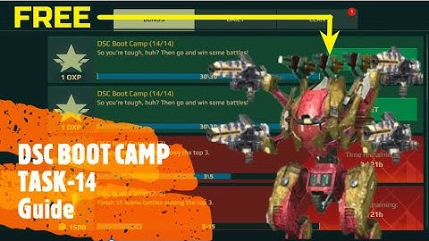 WAR ROBOTS DSC BOOT CAMP EVENT || TASK-14 || GUIDE || FREE AZURE TYPHON