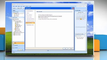 Microsoft® Outlook 2007: How to view or change add-in security settings on Windows® XP?