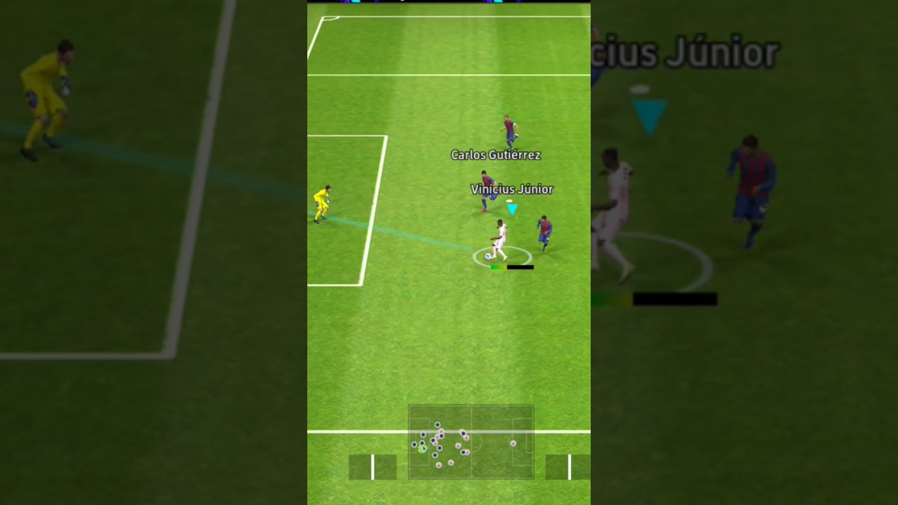 mbappe clear pass vinicius junior counter attack goal 