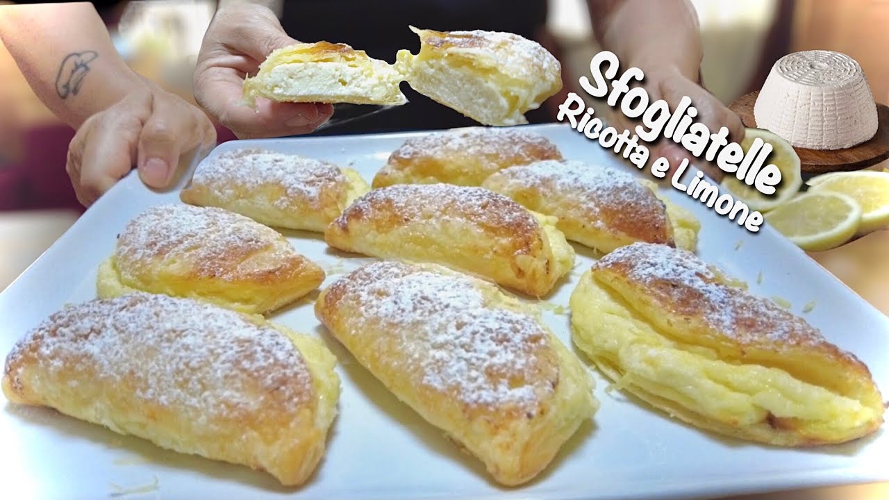 SFOGLIATELLE RICOTTA AND LEMON быстрый и легкий рецепт Tutti a tavola