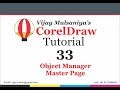 Objectmanager and master pages in coreldraw hindi lesson33