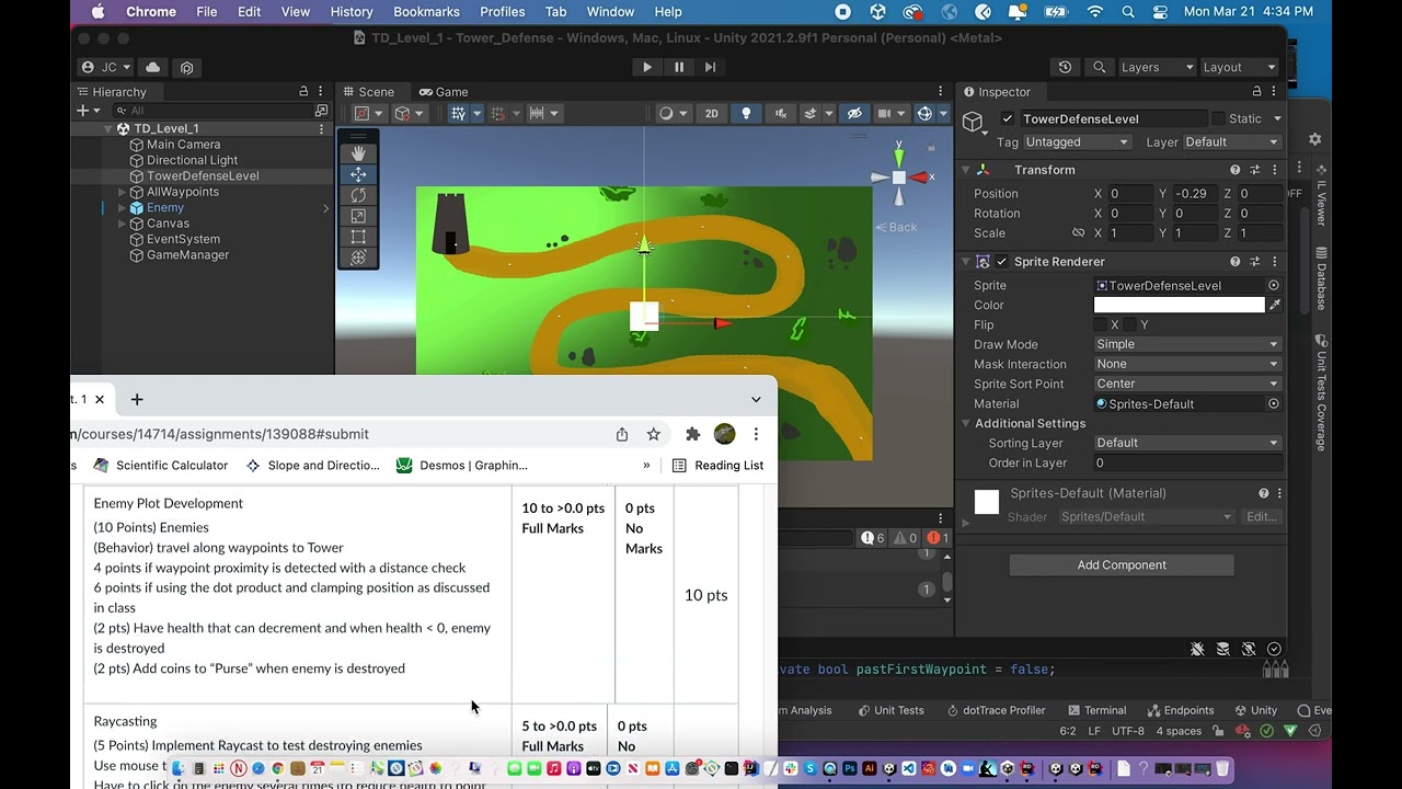 Project 4 Part 1 Tower Defense Videoshowcase