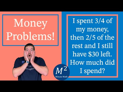 I got a Money PROBLEMS! How Much Did I Spend? - Minute Math