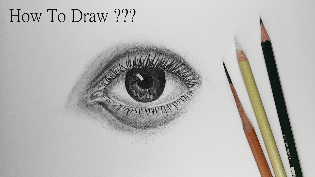 How to Draw a Realistic Eye - Step by Step Eye Tutorial - You can