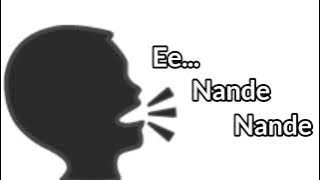 Ee Nande Nande - Sound effect