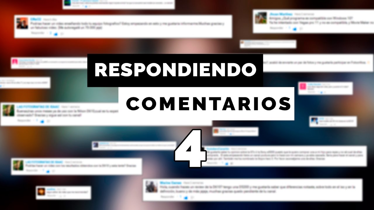 RESPONDIENDO COMENTARIOS #4 | Editores de vídeo, D610, ¿qué estudio?,...