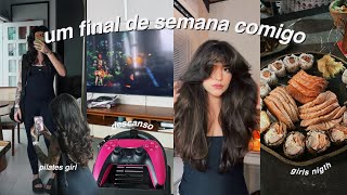 vlog | final de semana, descanso, girls night, vida acontecendo