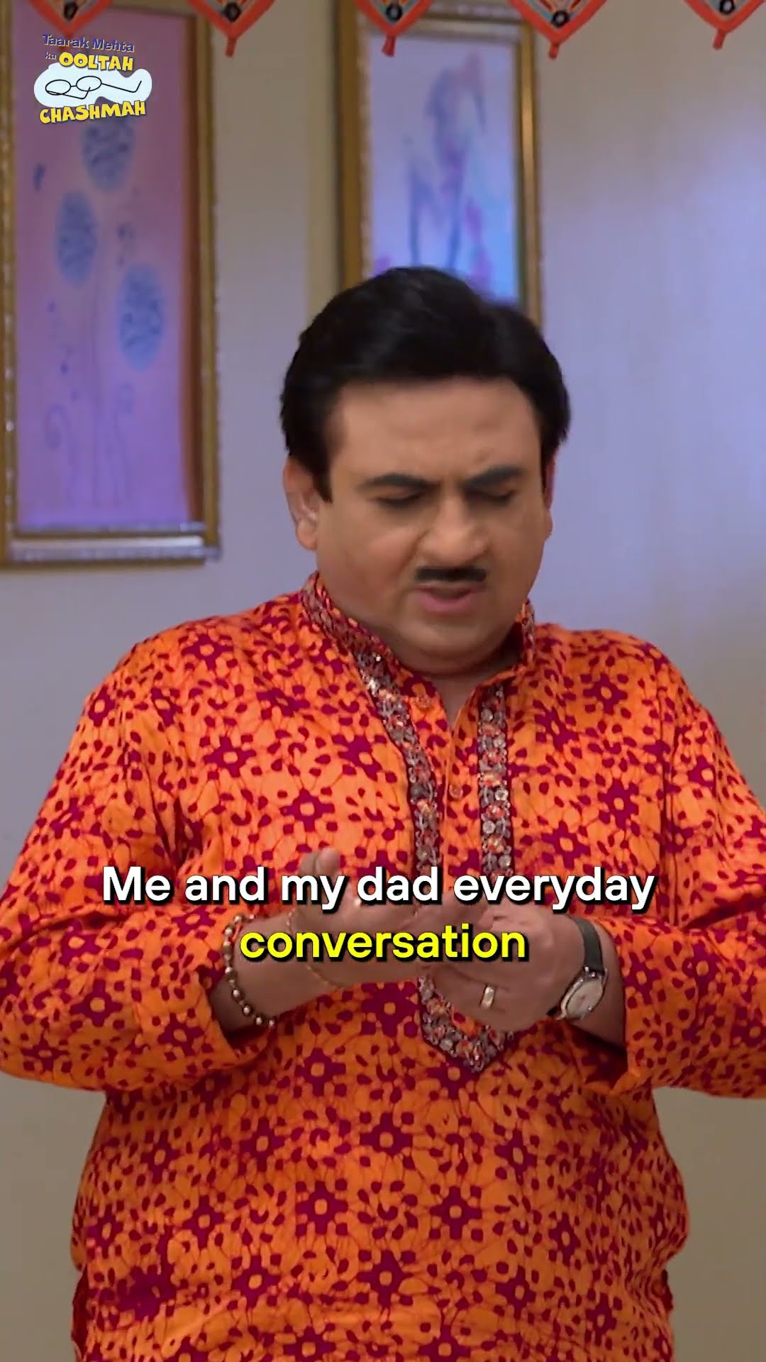 Me and my dad everyday conversation!#tmkoc #funny #comedy #relatable #shorts #funnyshorts