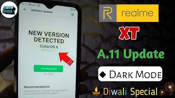 Realme XT New ColorOS 6 A.11 Dark Mode Update - Dark Mode !!