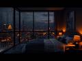 Instant Deep Sleep in a Cozy Rainy City Night 🌧️ Rain Sounds on Window for Insomnia &amp; Stress Relief