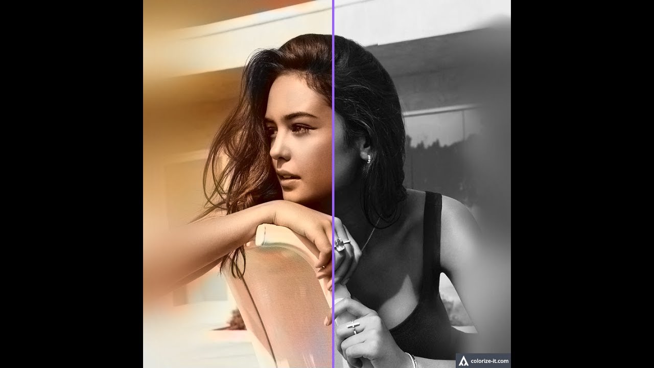 Black And White Photo ko Rangeen Kaise Banaye / Black & White Photo Ko
