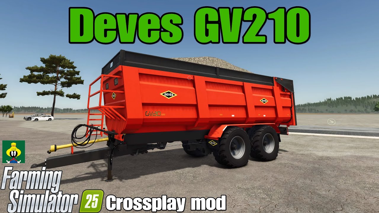Deves GV210 / FS25 crossplay mod - YouTube