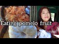 pomelo fruit eating || children singing and dancing 🫶 💫