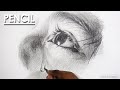 How to Draw Realistic Eye in Pencil | step by step