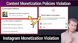 Information Content Monetization Policies Violation | Instagram Current Policy Violation | Instagram Monetiza... Guide