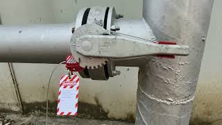 BVL11 ADJUSTABLE BUTTERFLY VALVE LOCKOUT