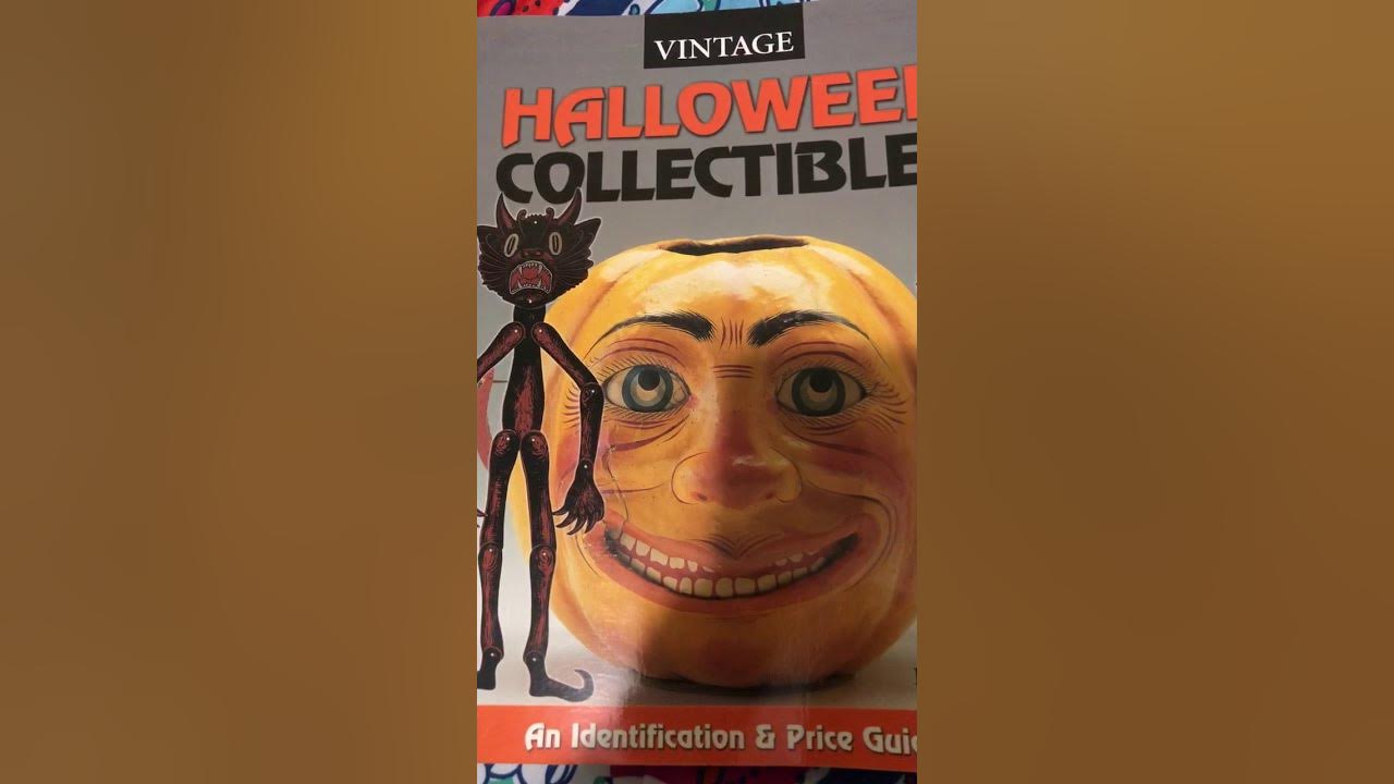 Book review of vintage Halloween collectibles by Mark B. Ledenbach YouTube