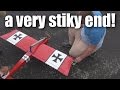 RC plane landing fail